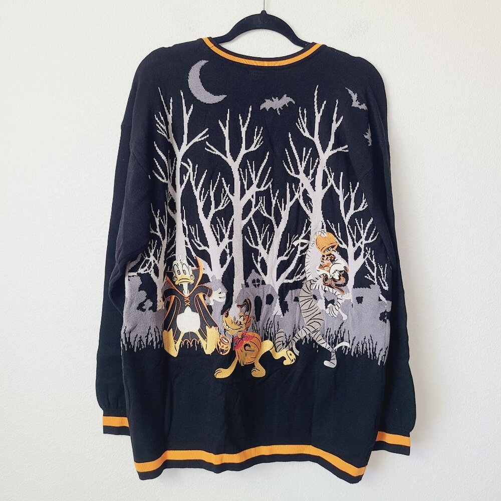 Her Universe Disney Mickey Mouse Trick Or Treat Cardigan Size L Black - Picture 2 of 7